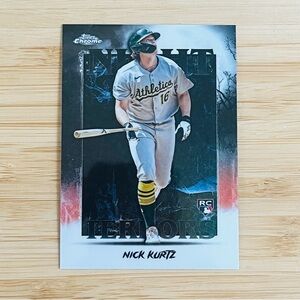 NICK KURTZ 2025 Topps Chrome Night Terrors Rookie Card RC